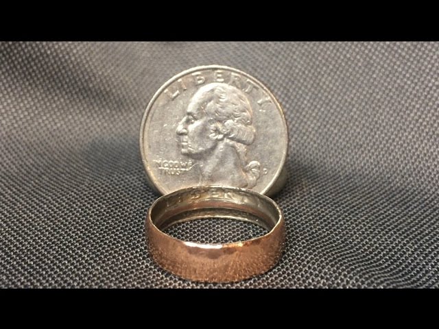 HOW TO MAKE Vintage Reinforcement Rings for pennies