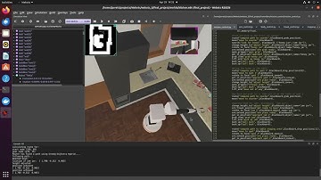 Webots - Tiago Robot Kitchen Environment Manipulation (Demo)