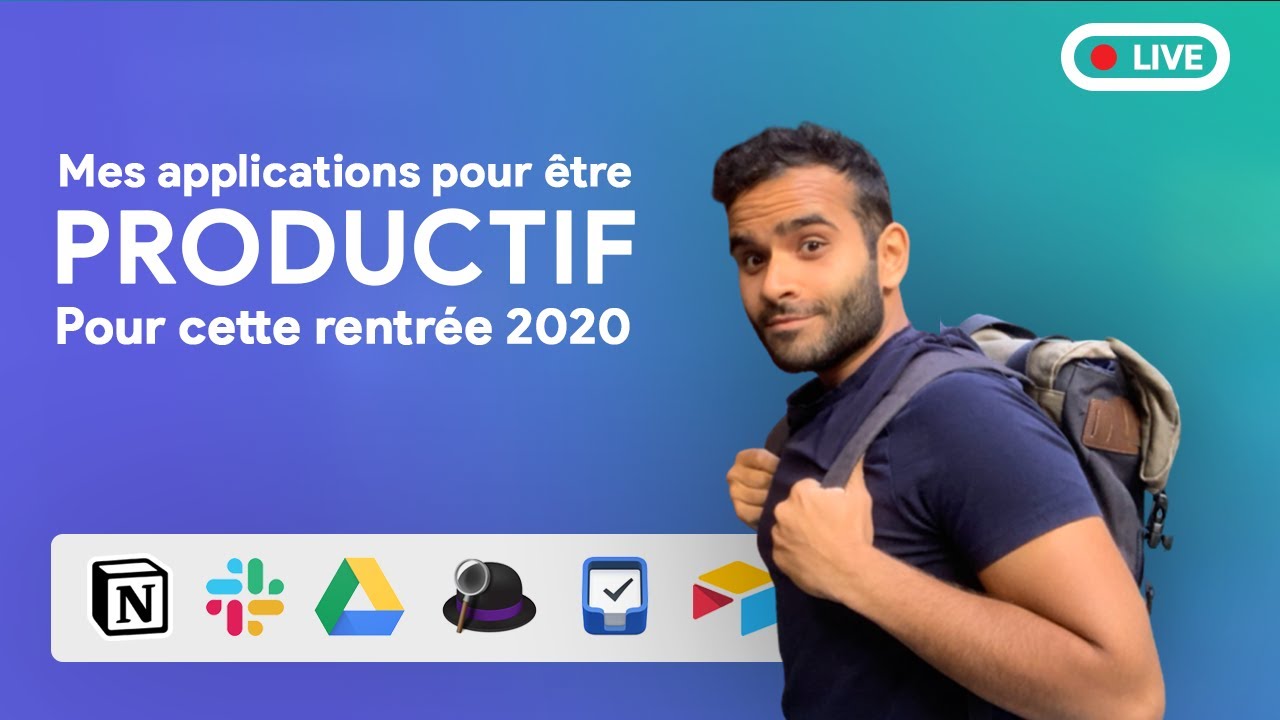 Mes applications pour être plus productif | Rentrée 2020