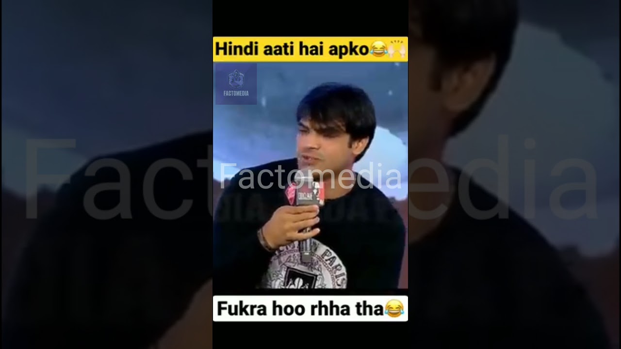 🧐Hindi Aati Hai Aapko 😱| Neeraj chopra 