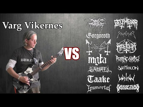 Varg Vikernes VS All (Black Metal Guitar Riffs Battle)