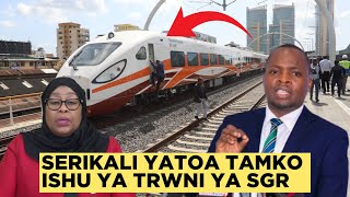 Serikali Yatoa Tamko Sakata La Safari Za Treni Ya Sgr Kusitishwa