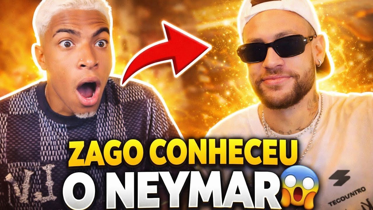 ZAGO CONHECEU O NEYMAR! 