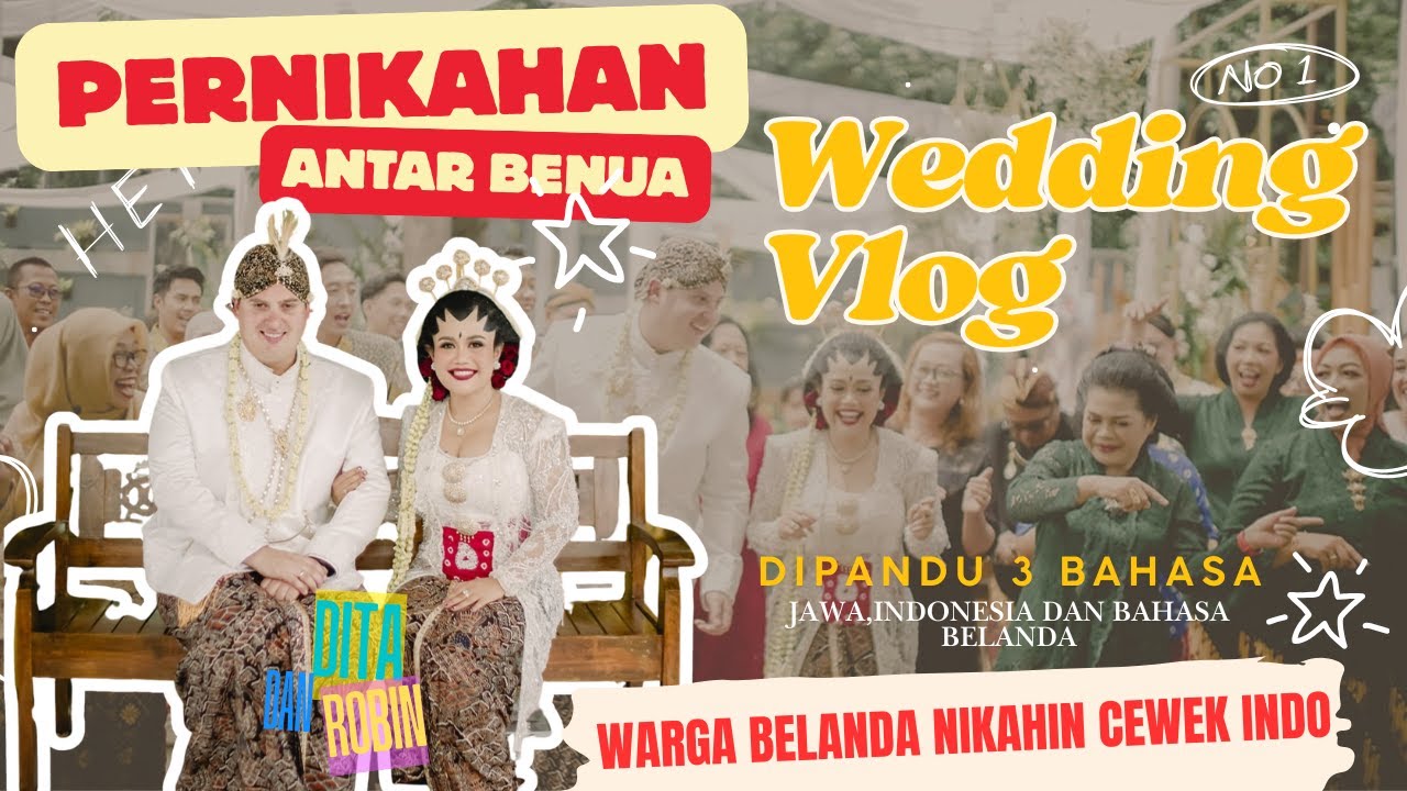 BUDAYA JAWA MENDUNIA WARGA BELANDA NIKAHIN CEWEK INDO PROSESI ADAT PANGGIH#menikahdenganbule#wedding