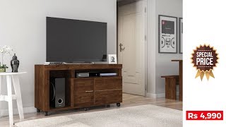 Le Prince TV unit du Brésil offre une vraie solution pour le rangement.