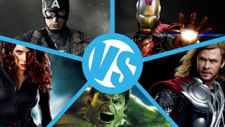 Iron Man VS Captain America VS Thor VS Incredible Hulk : Movie Feuds Comic Bracket ep4