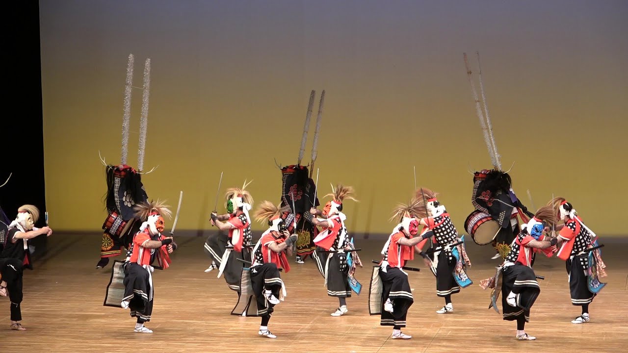 鬼剣舞と鹿踊のコラボ　2023