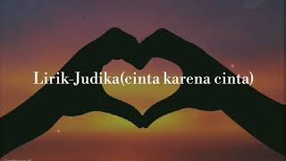 Judika-Cinta karena cinta