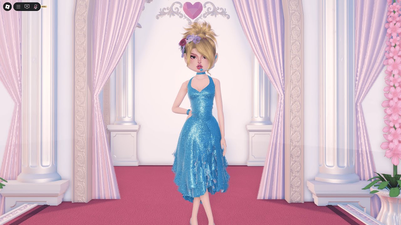 🎤 Sharpay’s Spotlight Look: DIY Bop to the Top Dress in Dress to Impress 👗✨