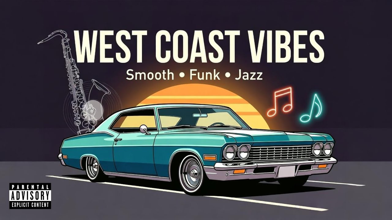Ultimate West Coast Hip Hop Mix – Smooth Rhythm, Laid-Back Funk & Jazz-Infused Beats 🔵
