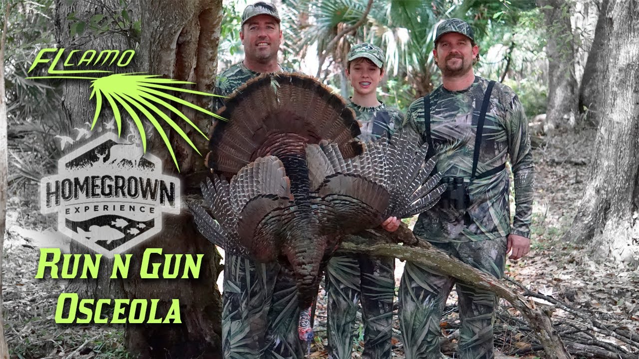 FL Camo Homegrown Experience Hunting Turkeys in Florida Run and Gun