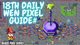 HOW TO FIND 18TH WEN $PIXEL DAILY TASK FINDING BARNEY JIHOZ & HEIDI’S CAKE