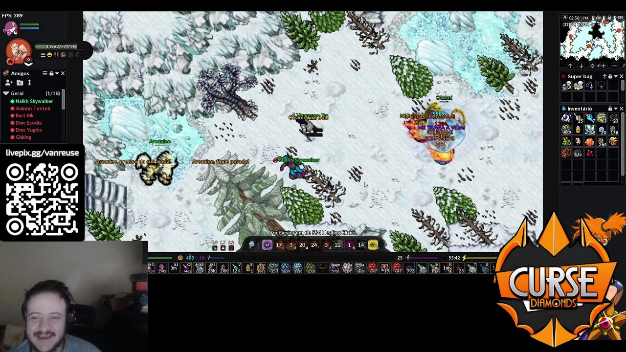 [PXG/Ocean/DROPS ON] Wingeon 604 Disk 3 | Estilista 120 | Upando todos os clans pra lvl 625 | !curse