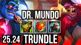 DR. MUNDO vs TRUNDLE (TOP) | 48K damage | EUW Master | 25.24