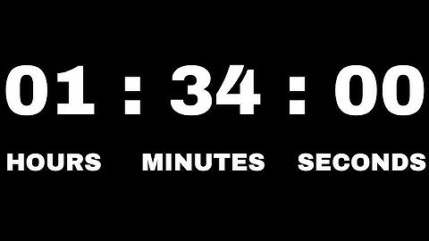 1 Hour and 34 Minute Timer | 94 Minute Timer | (HD) | @TIMER FOR SUCCESS | @ExactTimer