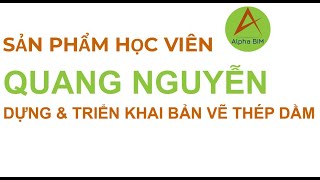 Sản phẩm học viên Revit API | Create Detail Beam Reinforcement | Product of Revit API class student