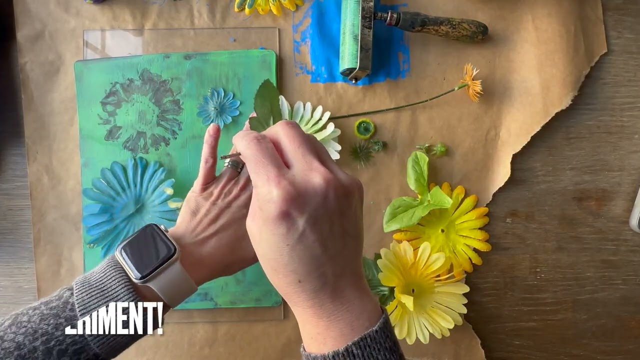 Gelli Plate Printing Tests