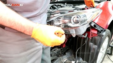 2014-2018 Mazda 3 Replacement of Headlight Assembly