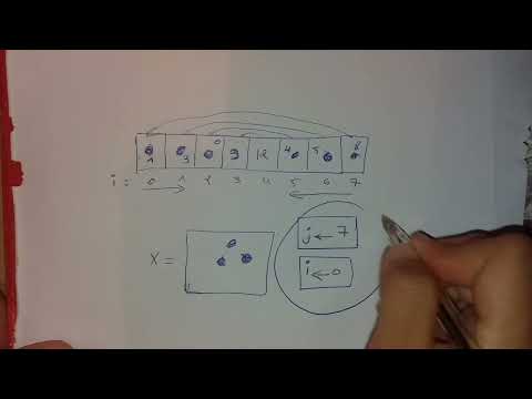 Exercice 2, TD3, algorithmique.  permuter les 8 éléments d'un tableau.