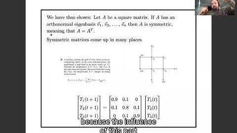 Lecture 10a: Eigenvectors of symmetric matrices