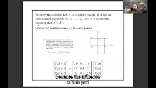 Lecture 10a: Eigenvectors of symmetric matrices