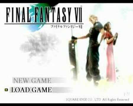 Final Fantasy Vii Remake Start Menu Fan Made Youtube Final Fantasy Vii Remake Start Menu Fan Made Youtube