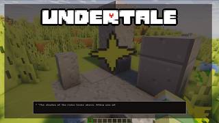 Details I Coded UNDERTALE into Minecraft... | Undertale Adventure Update