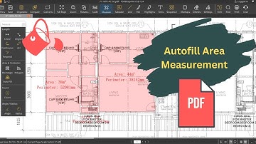 Measure PDF Area Automatically | Auto Fill Tool