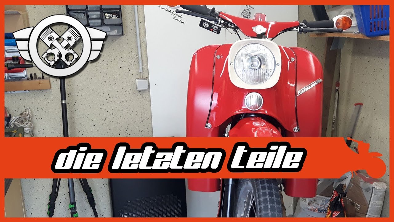 Simson Schwalbe Aufbau #14 | Blechkleid anbauen | Dann steht der ERSTEN Fahrt nichts mehr im Wege 😍