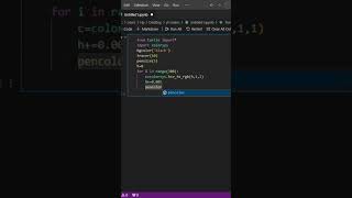Crazy Python Programs |Python Turtle graphics #shorts #ytshorts #youtubeshorts