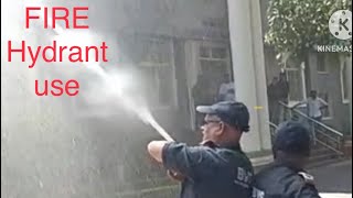 Fire Hydrant Demo, How to Fire extinguish with Fire Hydrant,