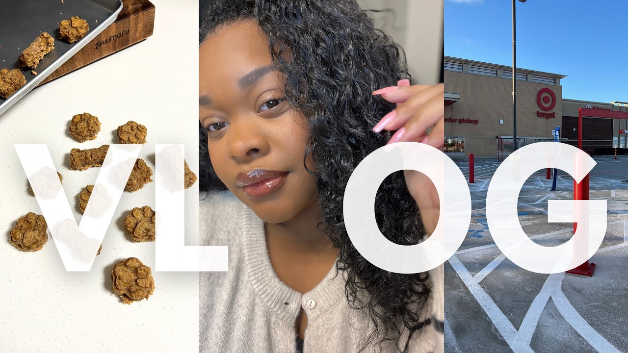 VLOG | SNOW DAYS IN ATL + 9-5  WORK DAY + TARGET RUN & RUNNING ERRANDS + HOMEMADE DOG TREATS + MORE