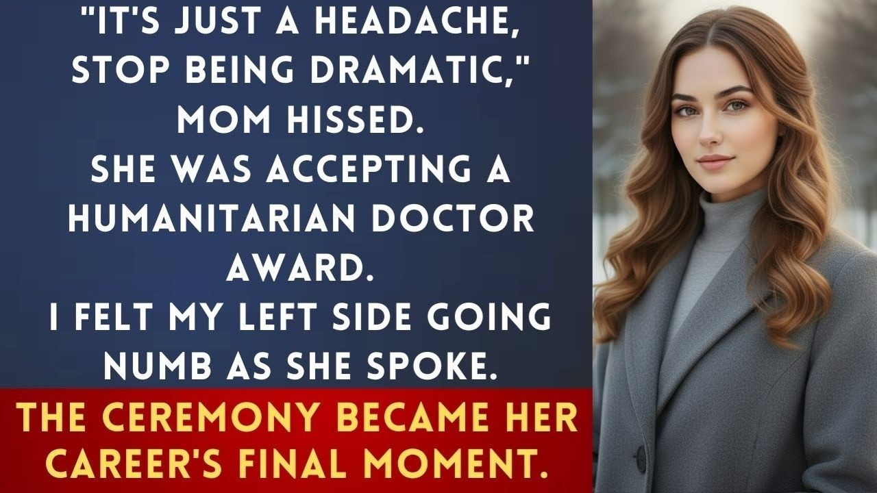 During Mom's Award Ceremony, She Dismissed My Stroke—Her Medical Mentor Witnessed Everything