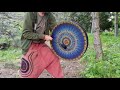 Sound Healing Drum "Tree Spirit", 24'' frame drum, shaman vegan instrument by Nazar Drums Workshop