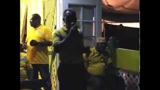 Dr Godwin Friday at the meeting in Union Island