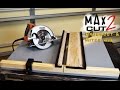 Making Circular Saw Crosscut & Miter Jig The MAX CUT 2  | Limited Tools Episode 003