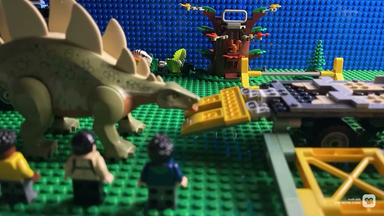 Helping DPW getting Dinosaurs to a self place (Jurassic World stop motion)