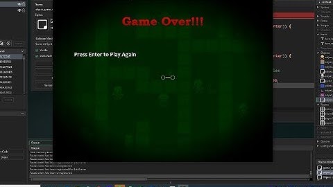 Make a Maze Game in GMS Part 10 Adding a Game Over State