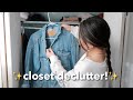 Closet Cleanout + Deep Decluttering for 2022 | Extreme Closet Clean Out! decluttering, #sparkjoy