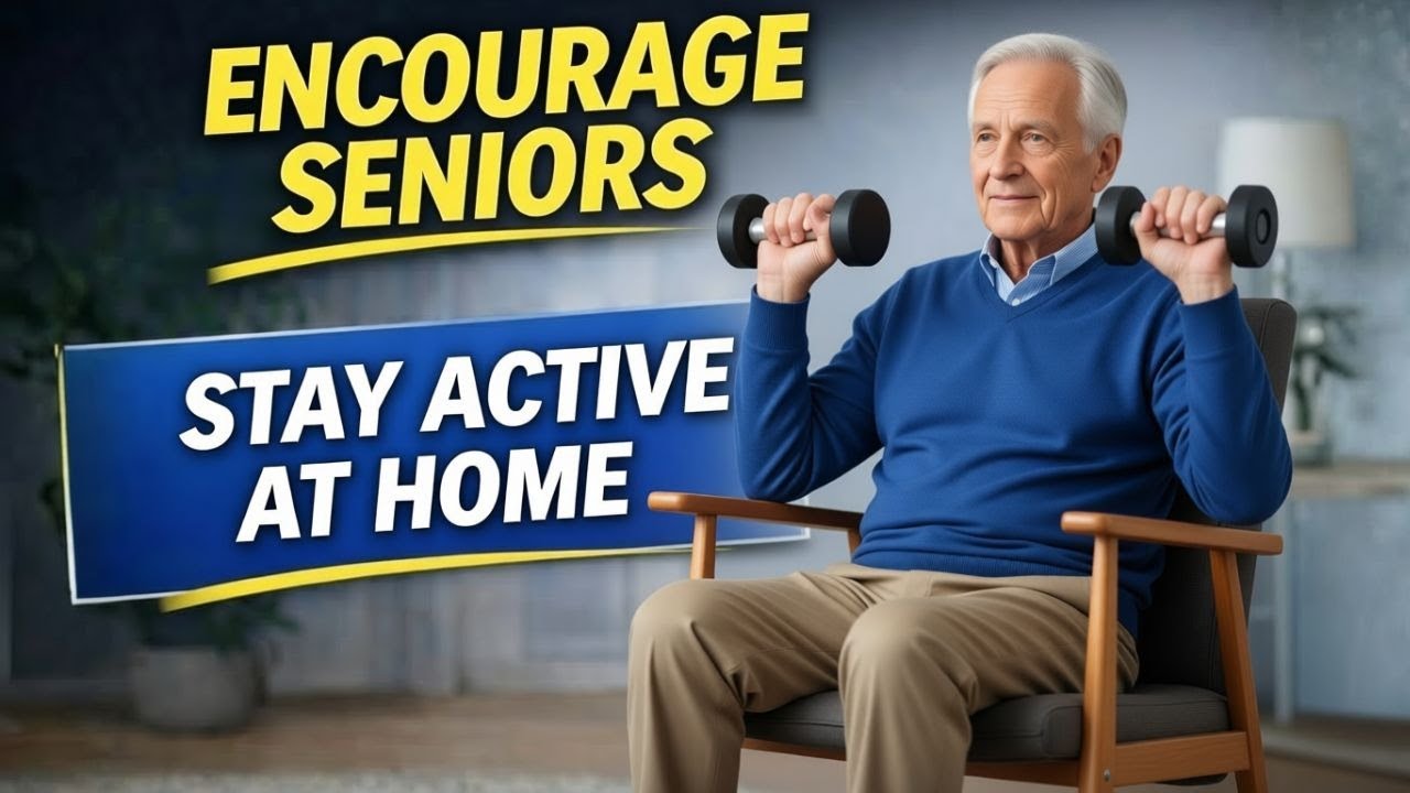 How to Encourage Seniors to Exercise Safely at Home with Chair Exercises