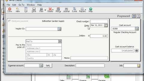 Peachtree Tutorial Writing Checks Sage Training Lesson 8.1