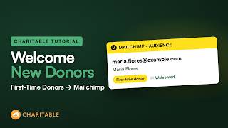 Willkommene neue Spender: Senden Sie Erstspender automatisch an Mailchimp