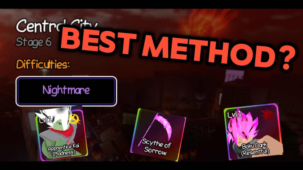 Best Method for AFK Macro Central City Act 6 For Goku Black |Anime Last Stand|