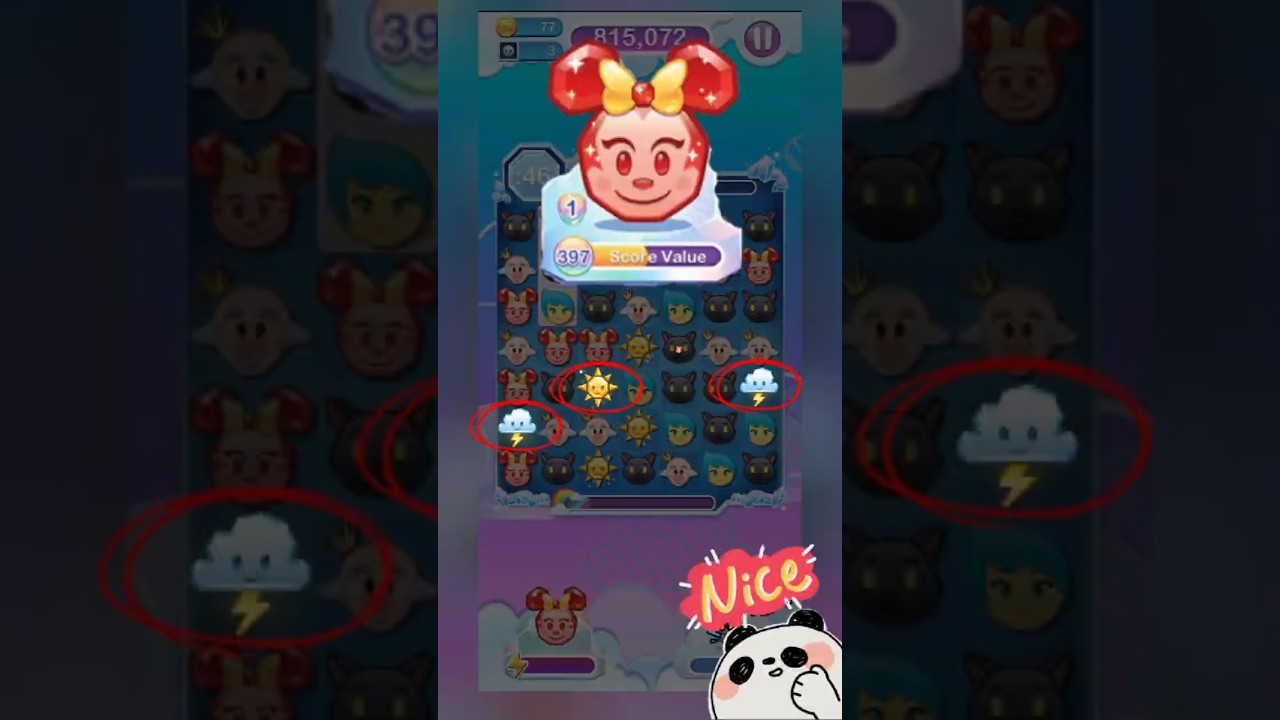 Garnet Minnie Game Play - Disney Emoji Blitz - Loads of bonuses