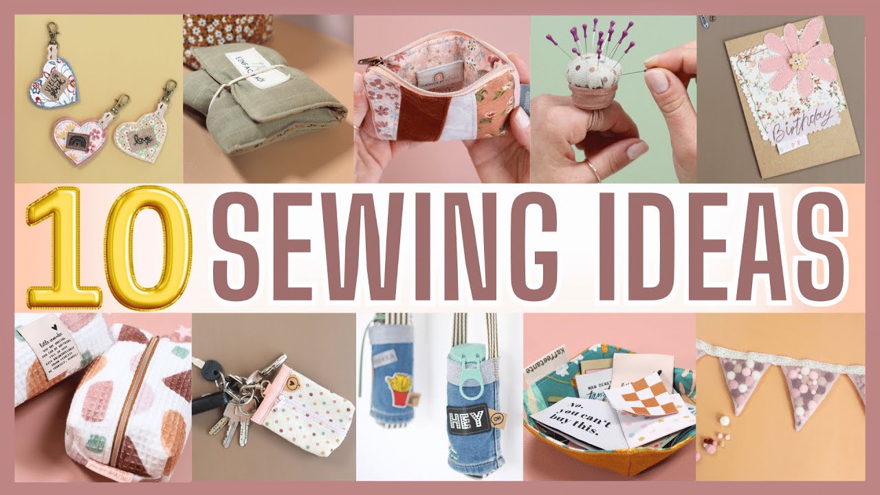 🧵10 TOLLE Nähideen aus STOFFRESTEN😍