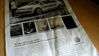 Volkswagen Newspaper Audio Ad