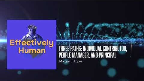 THREE PATHS IN SOFTWARE DEV: Individual Contributor, People Manager, Principal Compared