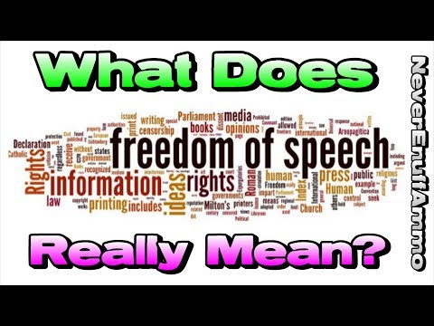 What Does Freedom of Speech Really Mean?