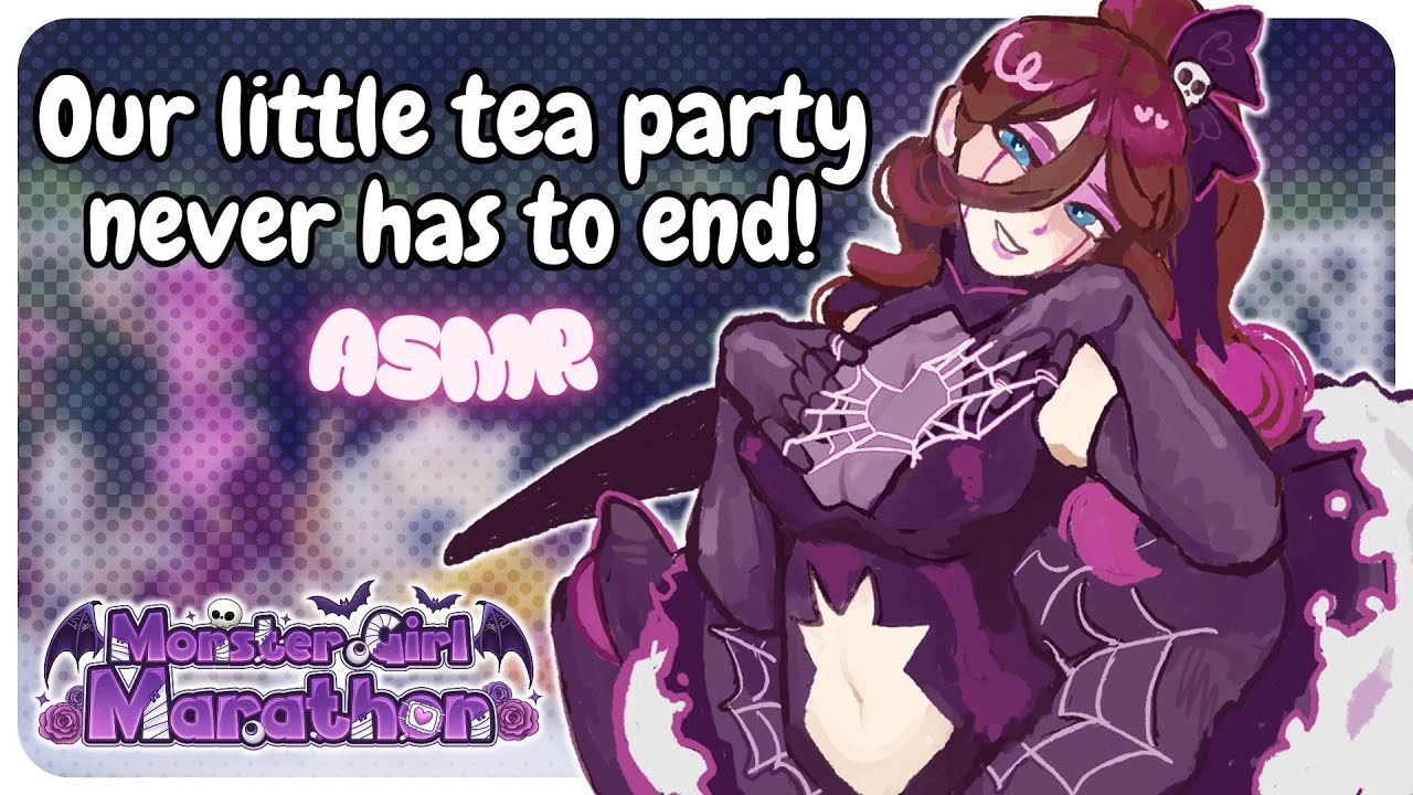 【ASMR】 Чаепитие Яндере Арахны 🕷️ Запечатлено и связано в шёлк | Марафон Monster Girl