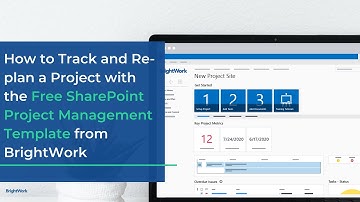 Track and Replan the Project with the Free SharePoint Project Management Template from BrightWork